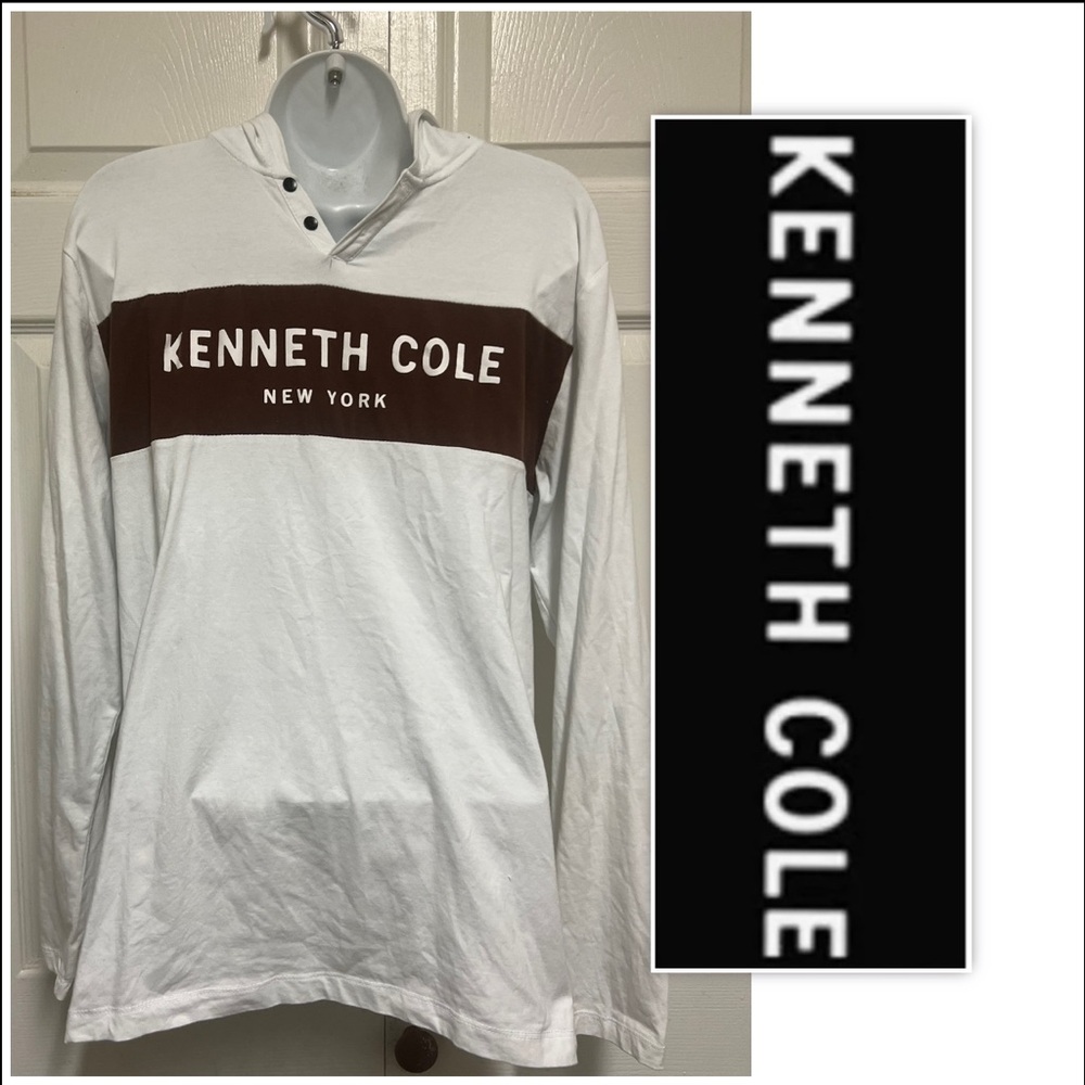 Kenneth Cole Color Block Hooded Top